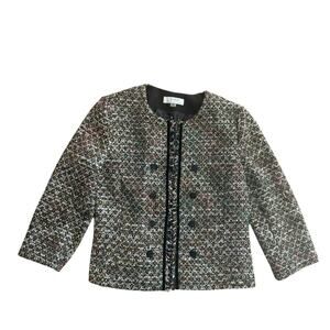 Tahari By Arthur S. Levine Women's Tweed Jacket & Pencil Skirt Set Size 14